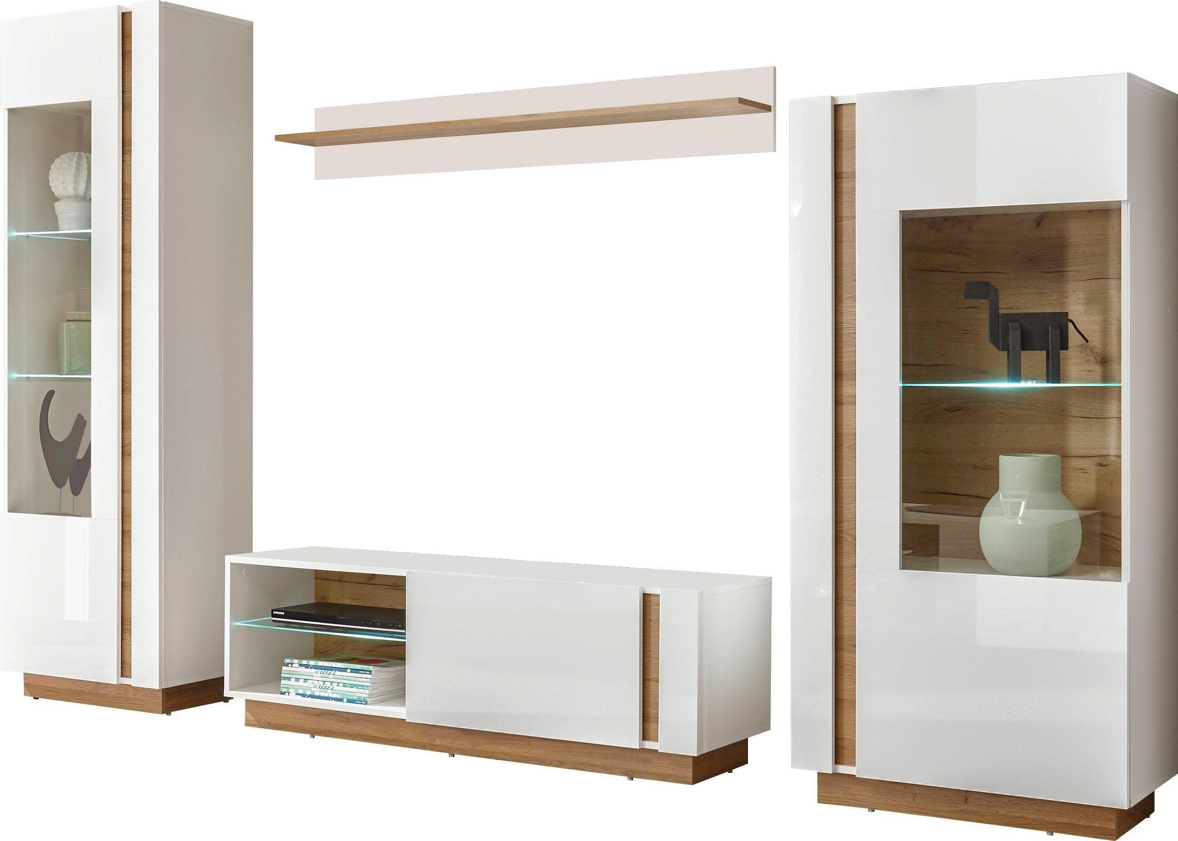 INOSIGN Wohnwand »CLAiR Kombi 21« Set, 4 Stk. tlg.