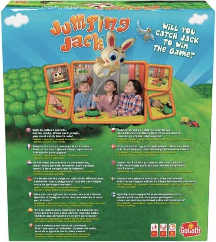 Goliath - Jumping Jack - Bordspel - Geschikt voor 2 tot 5 Spelers - Vanaf 4 Jaar