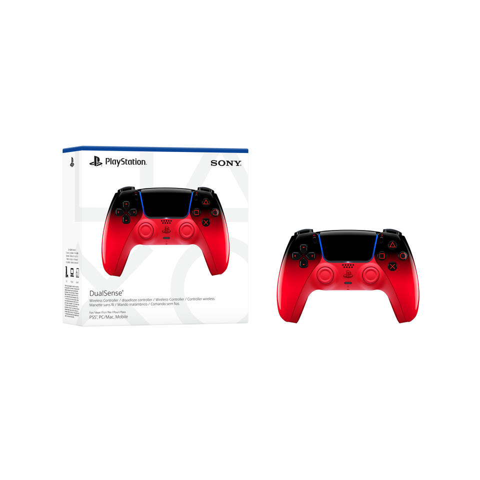 PS5 DualSense draadloze controller Techno Red