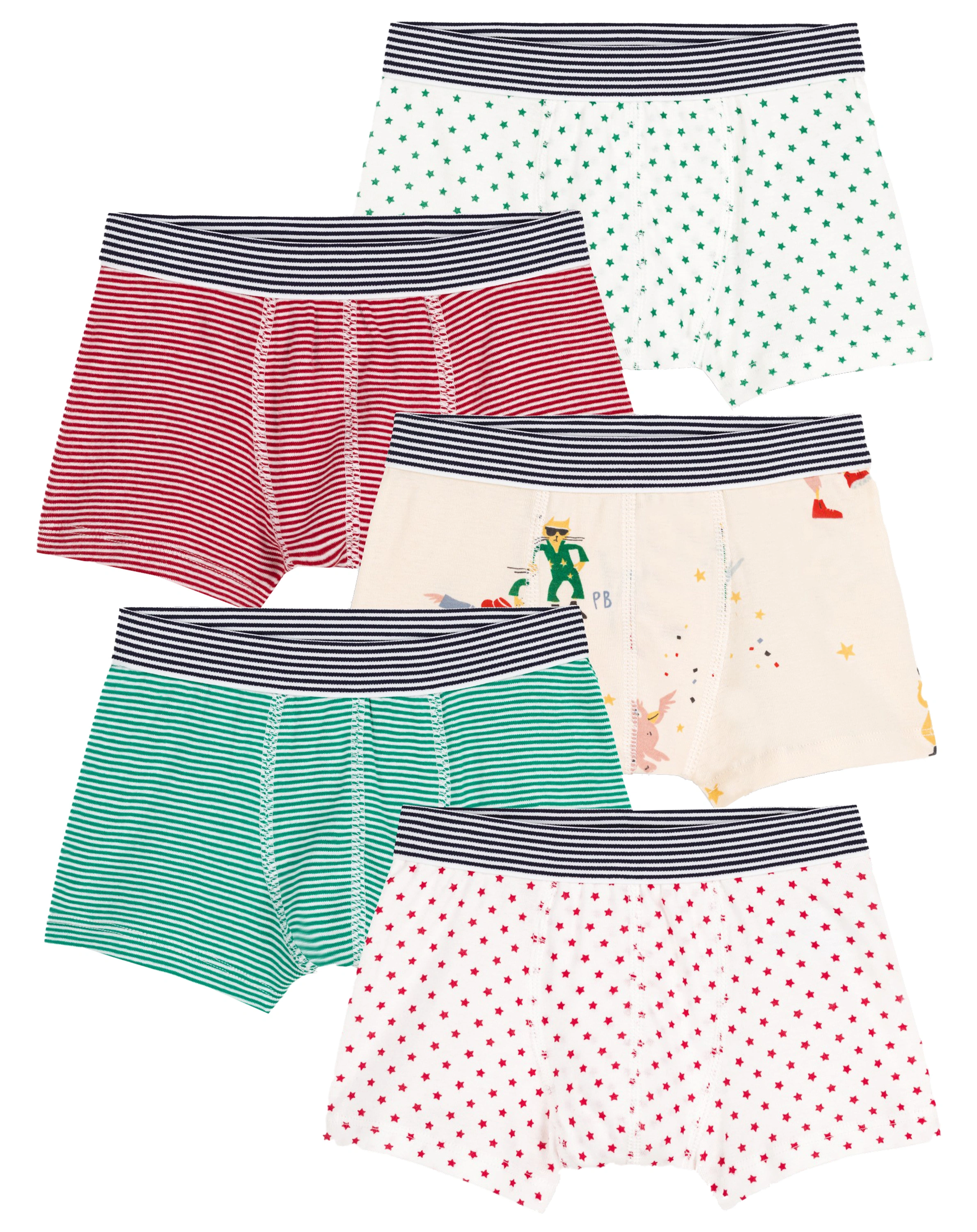 Boxershorts FUNKY 5er-Set in bunt