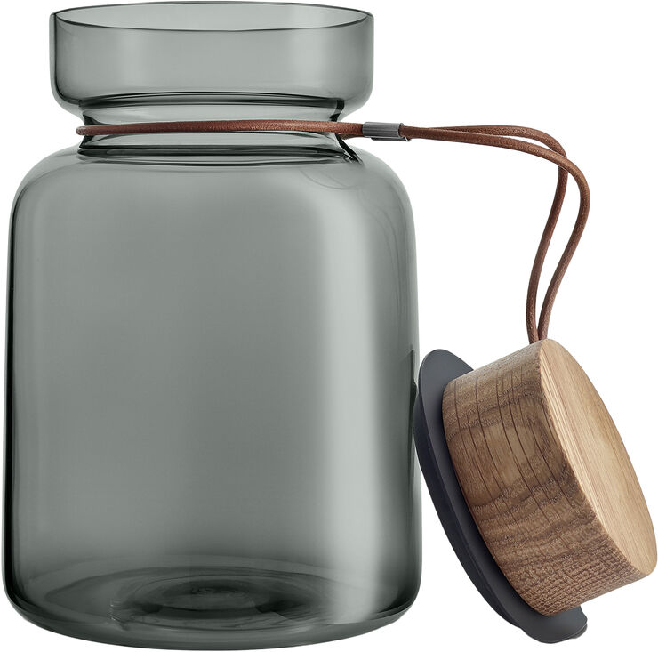 Eva Solo Silhouette opbevaringsgla 1,5l Transparent & grå