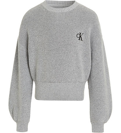 Calvin Klein Bluse - Cropped - Strik - Festive Lurex - Gr?melere