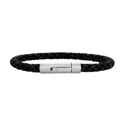 Son of Noa Flettet Armbånd, Sort, 23 cm