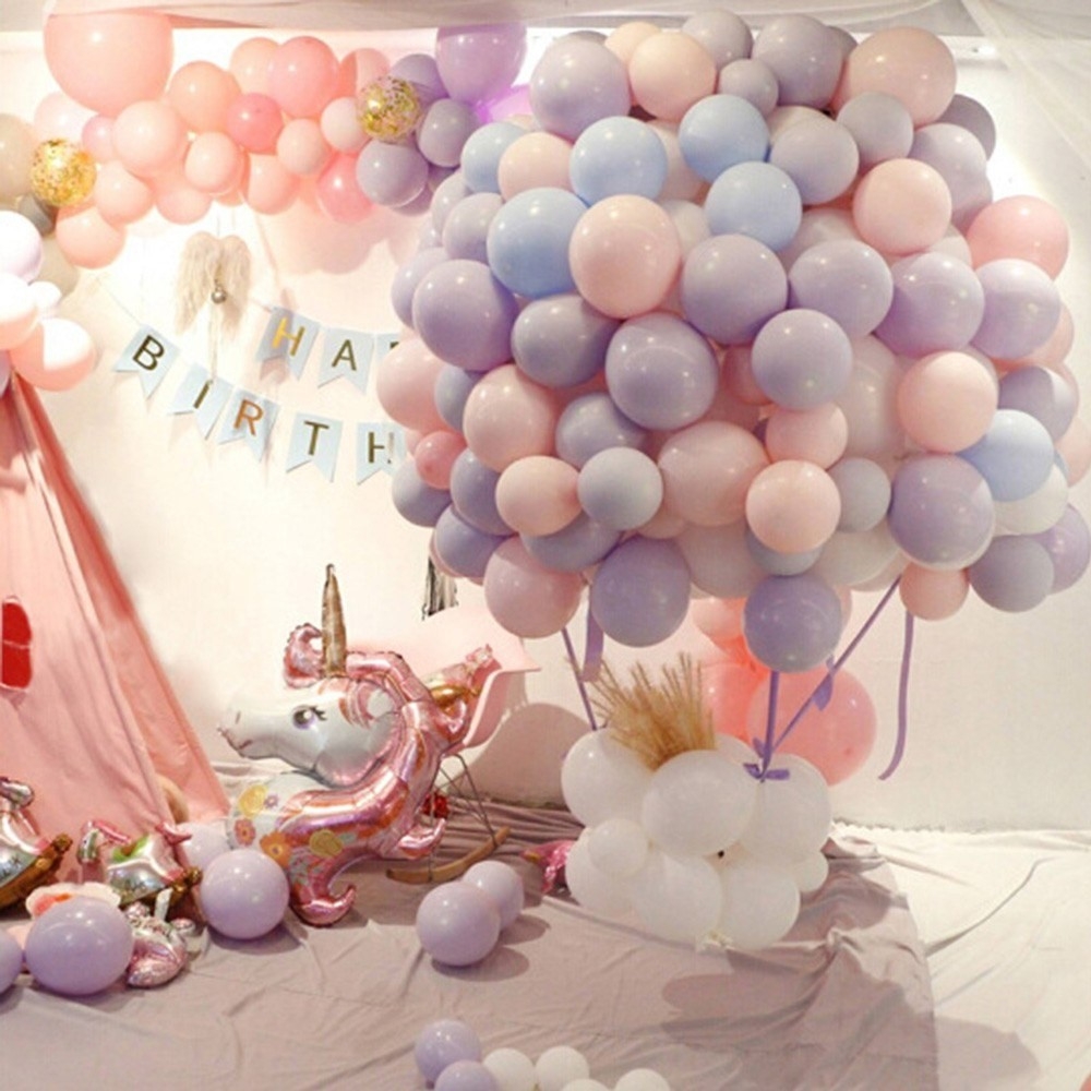 (100er Set) Ø30cm Party Deko Ballons Latex Luftballons - Grau