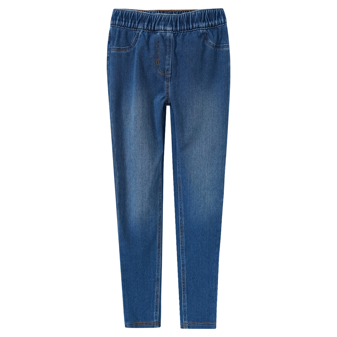 Yigga Mädchen Jeggings mit Elastikbund blau