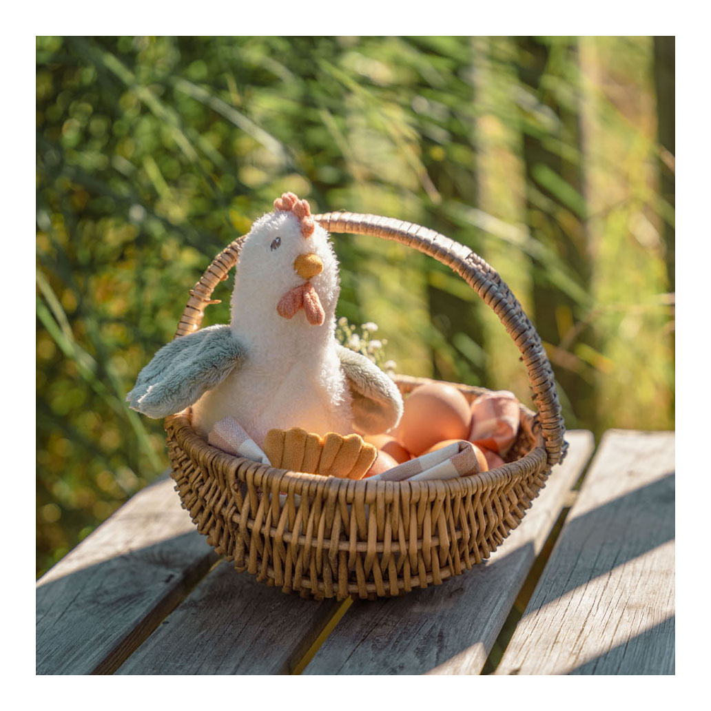 Little Dutch Knuffel Kip Little Farm, 17cm