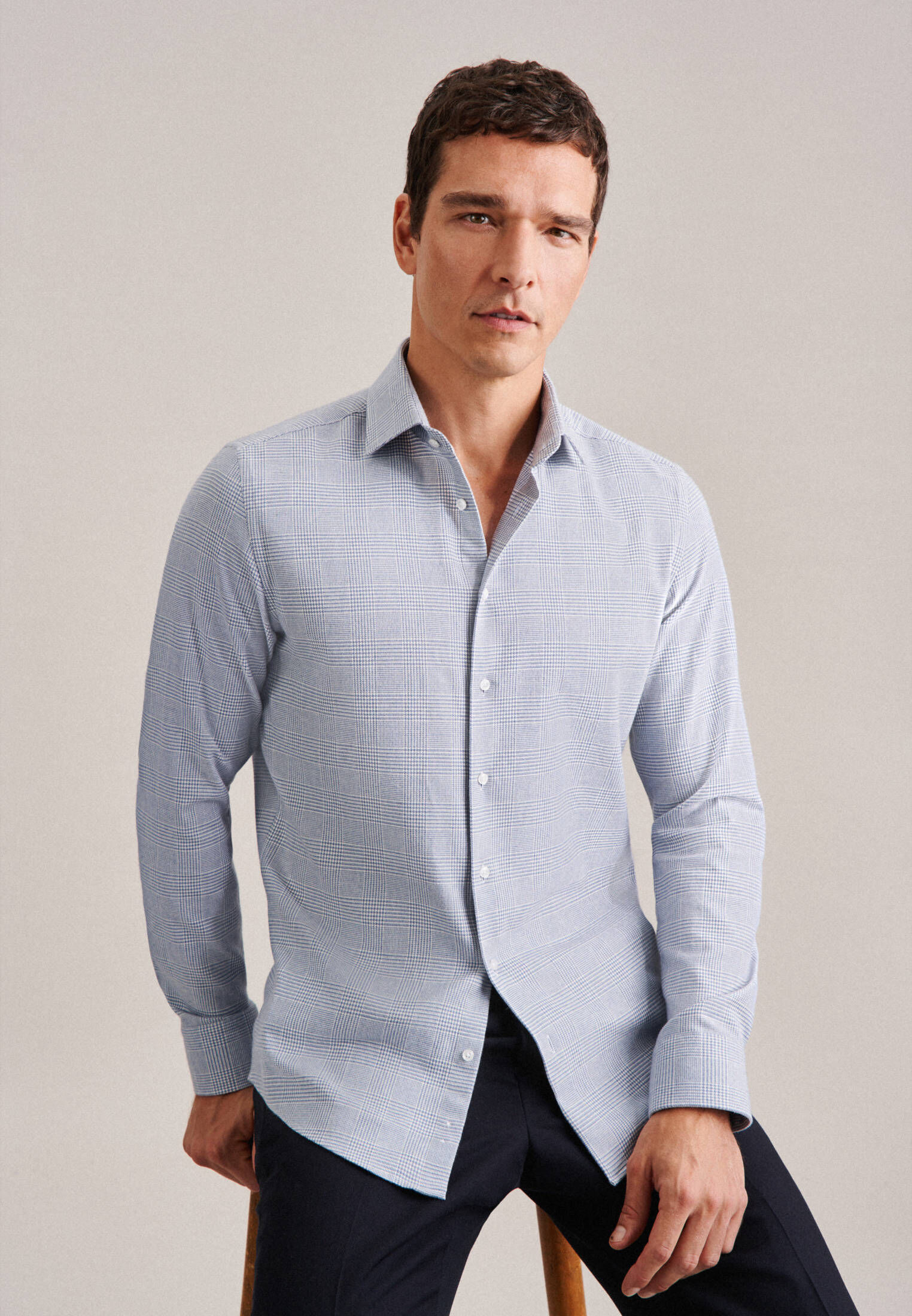 Seidensticker| Herren Flanellhemd Slim