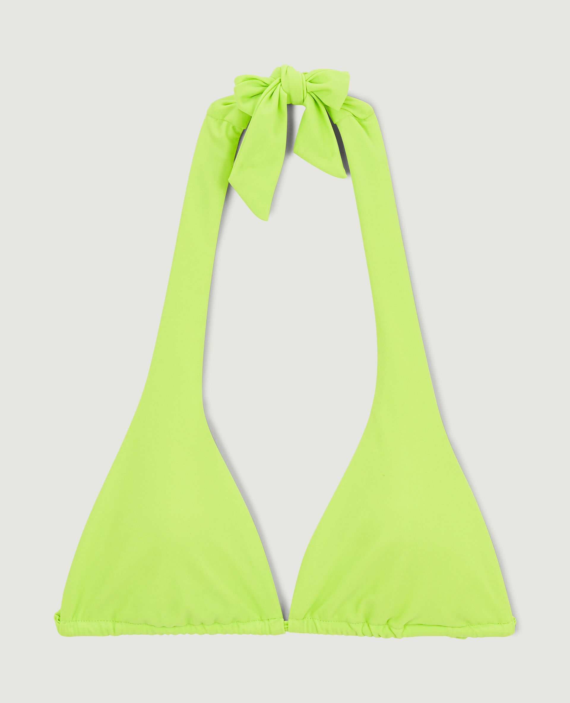 Haut de maillot triangle 8 positions - Vert fluo