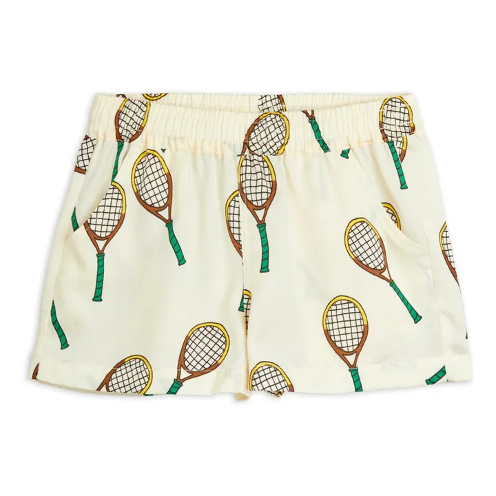 Mini Rodini Short Tennis Lyocell | Ecru