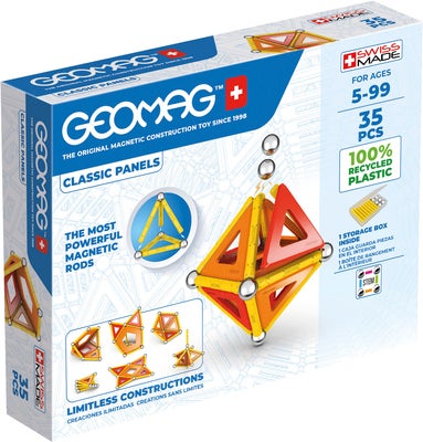 Geomag Classic Panels Byggesett 35 Deler