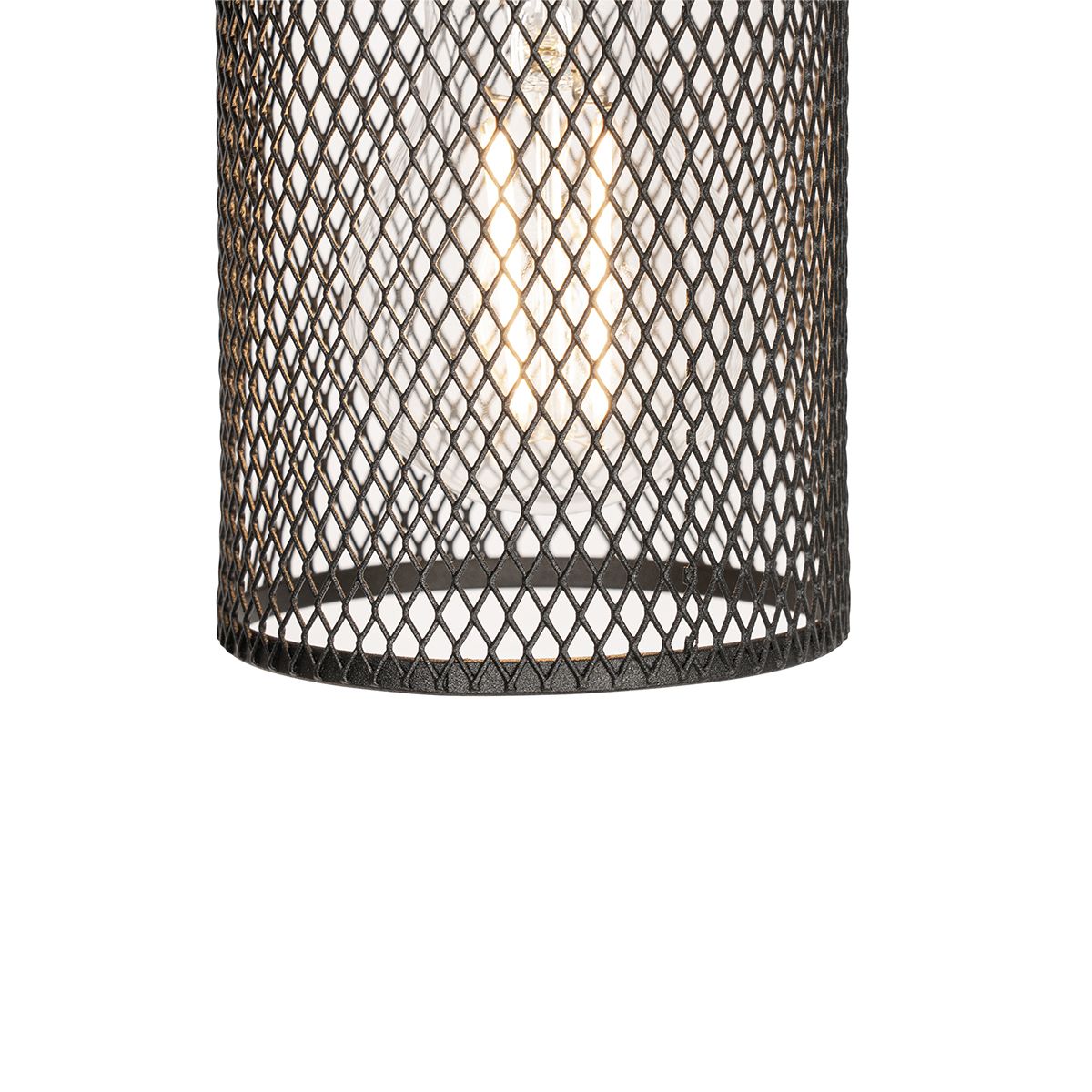 Industriële hanglamp zwart 3-lichts - Jim
