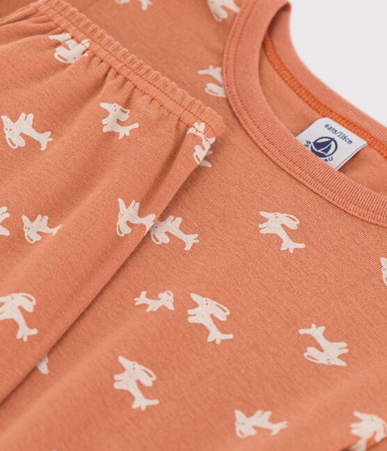 Pyjama ajusté petite fille en coton