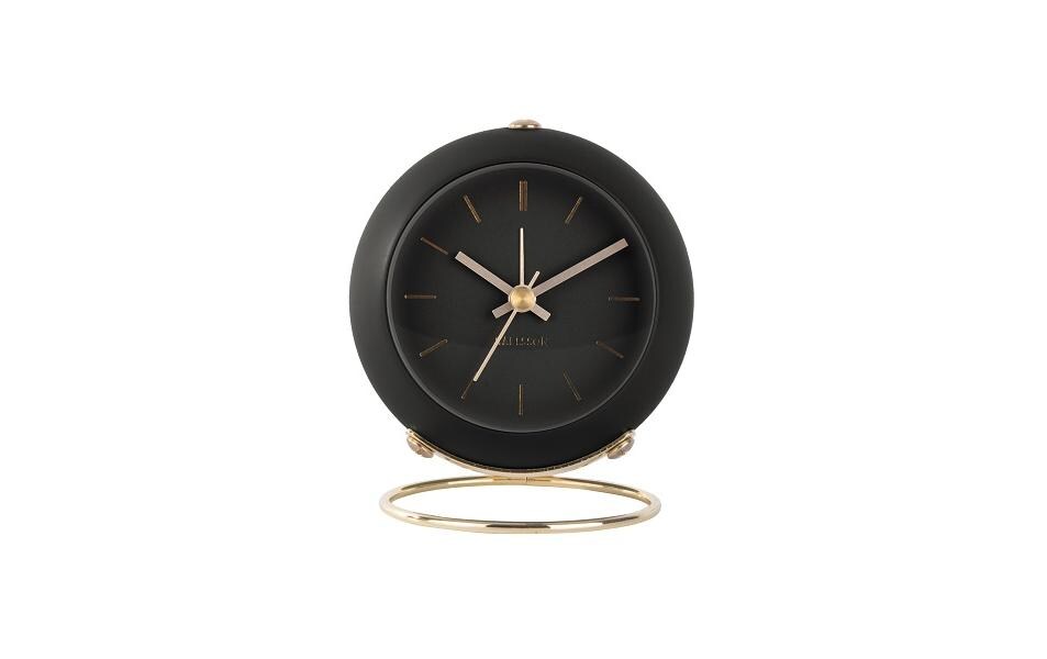 Klassischer Wecker Globe SchwarzAnaloger Wecker