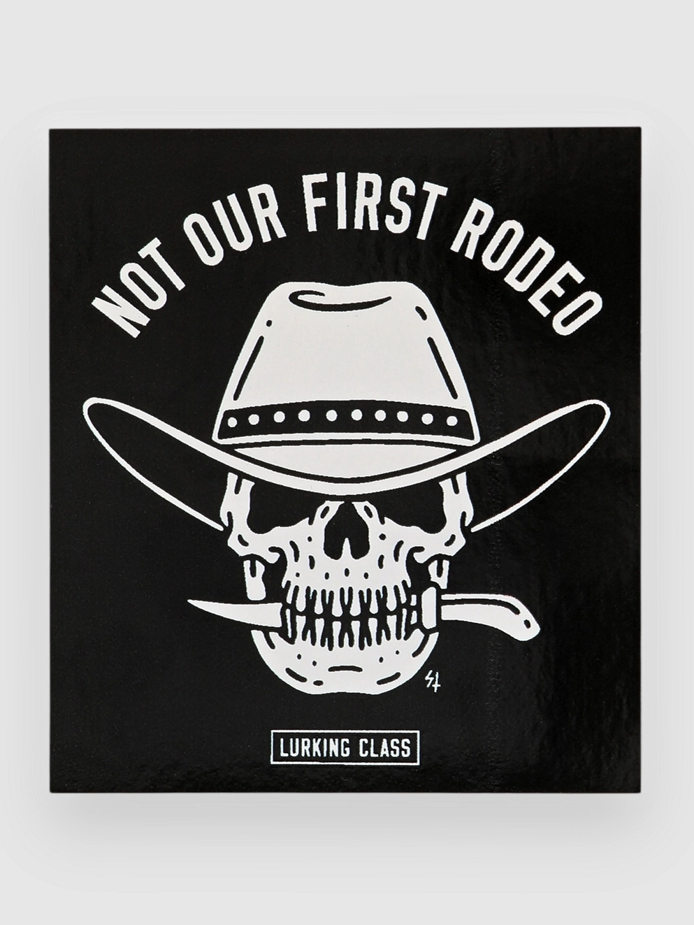 Lurking Class Rodeo Sticker black
