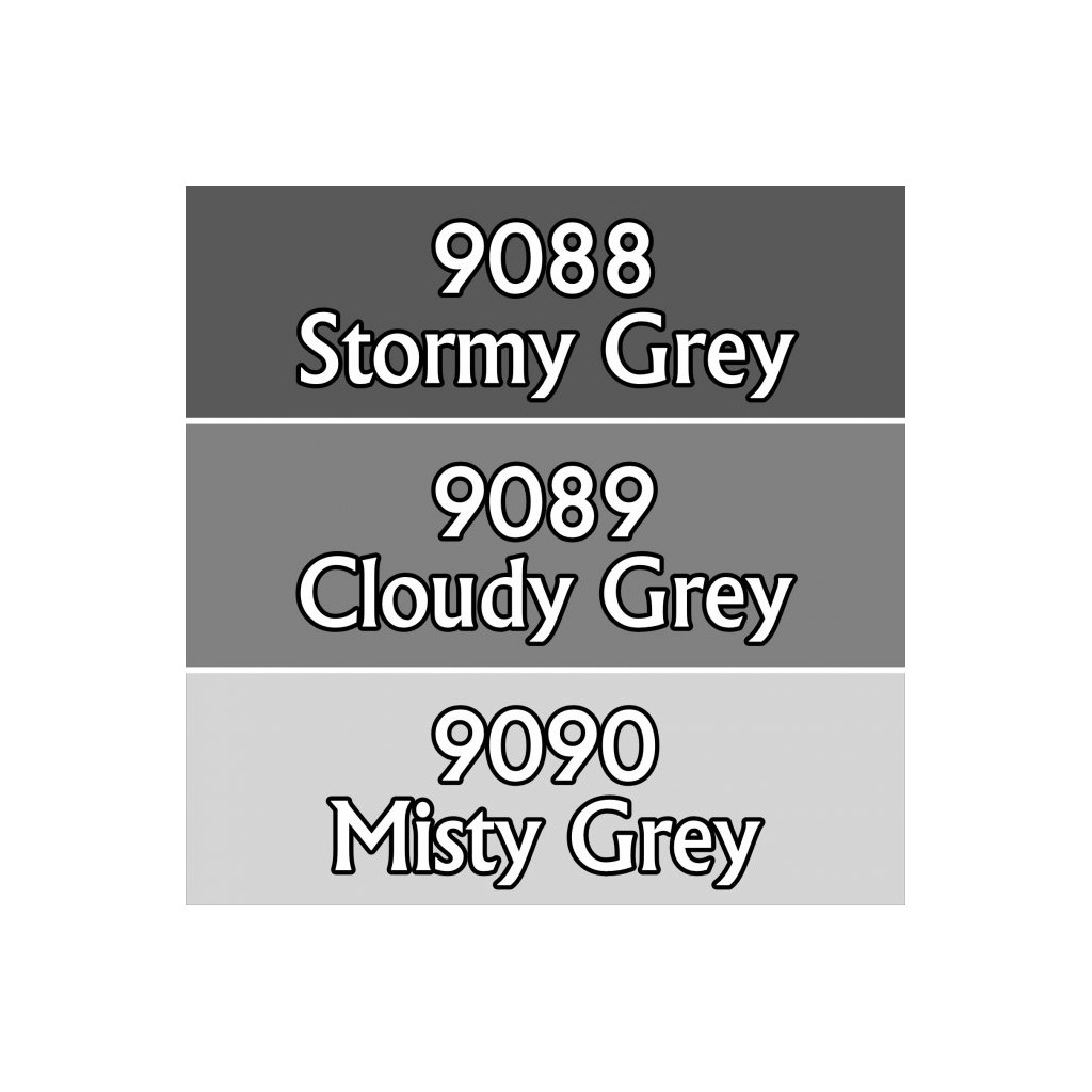 Reaper Master Series Paints Triads: Neutral Greys