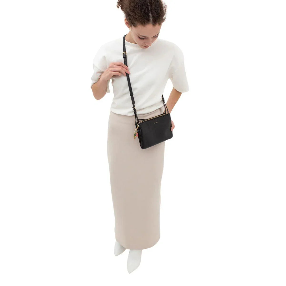 LouLou | Camille | Leren Crossbody tas