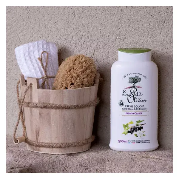 Creme de Banho Le Petit Olivier Jasmim e Groselha Preta 500 ml