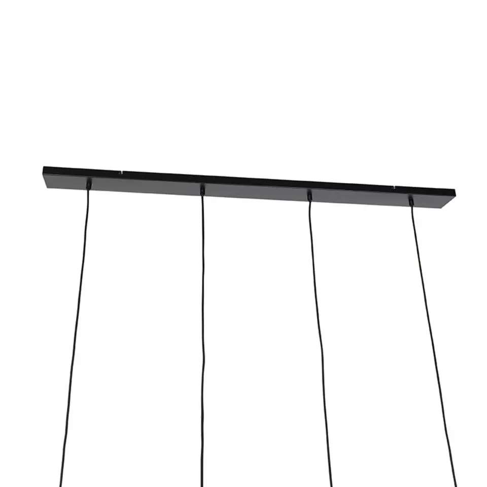 Qazqa hanglampen zuzanna grijs e27