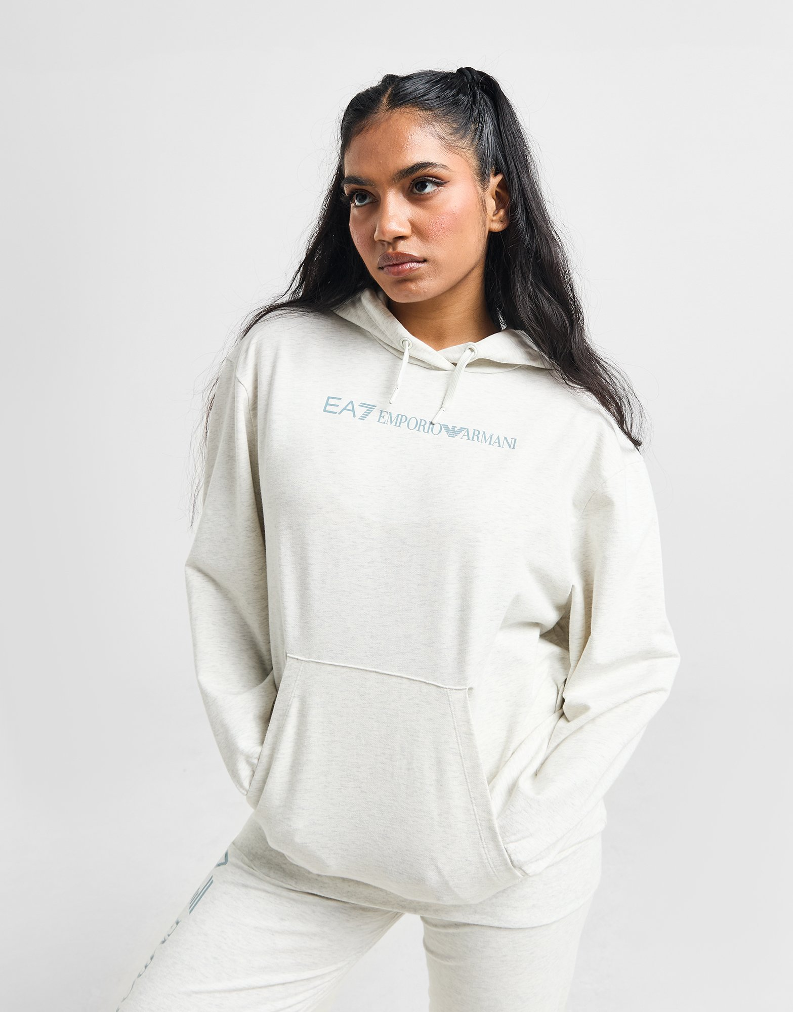 Emporio Armani EA7 Sweat à Capuche Logo Homme