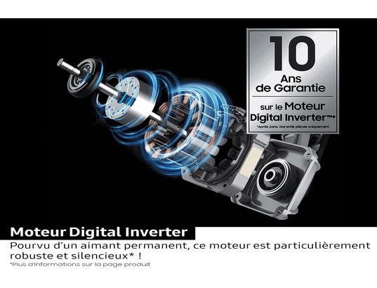 SAMSUNG - Sèche-linge pompe à chaleur DV90DG52A0AB