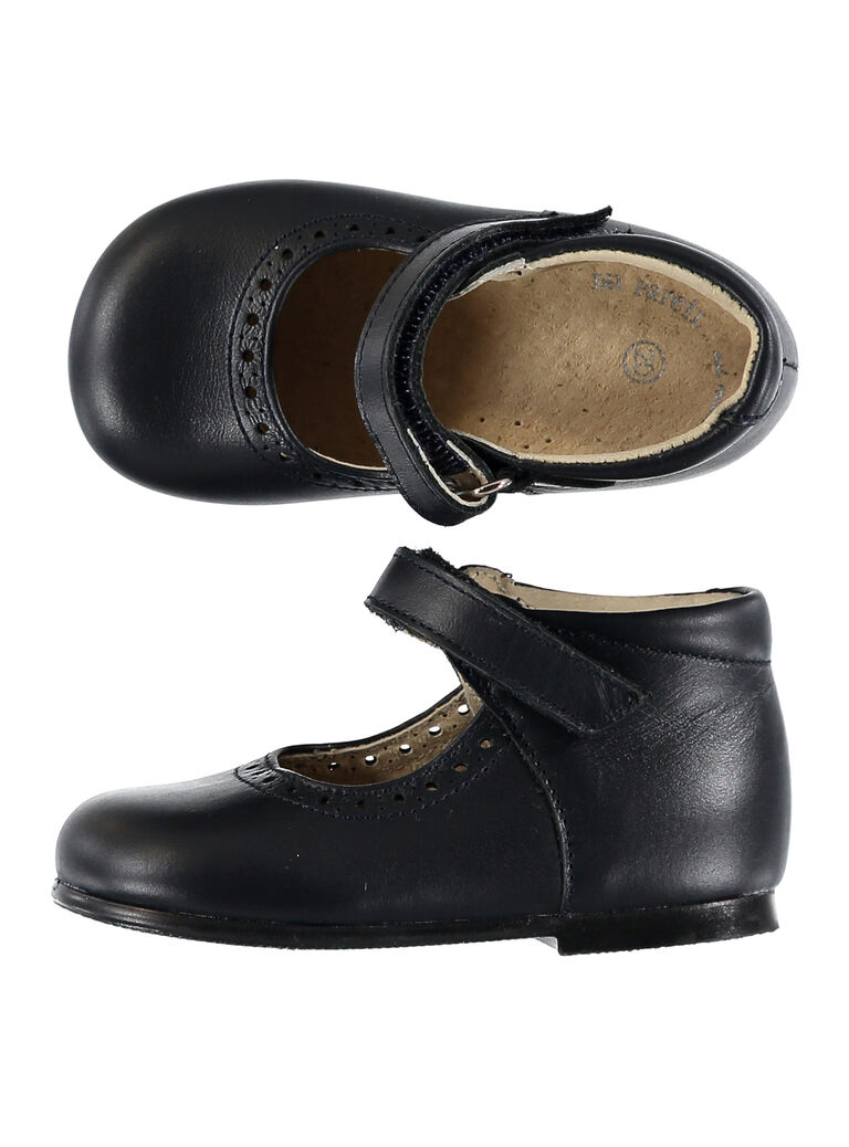Babies cuir marine bébé fille