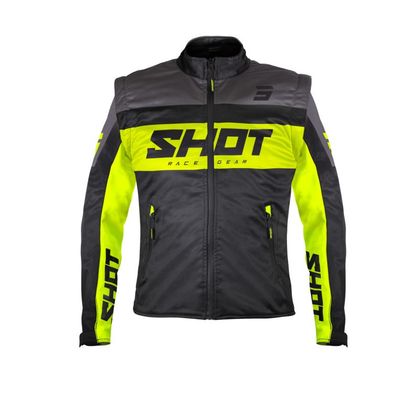 Veste enduro Shot SOFTSHELL 2024 - Noir / Jaune