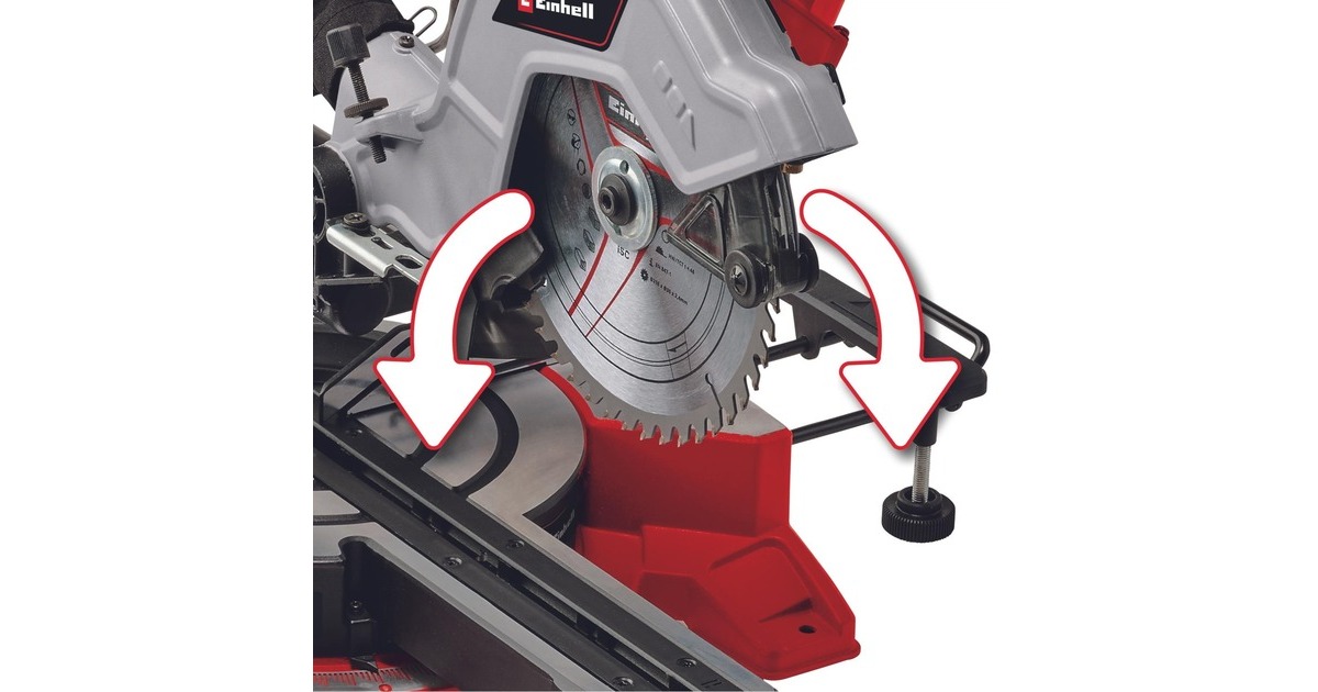 EINHELLTE-SM 8 L Dual Radiaal Afkort-/Verstekzaag afkort- en verstekzaag  (Rood/zwart)