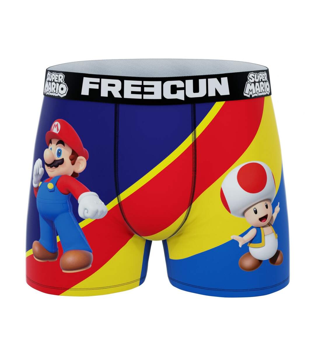 Boxer Homme Super Mario Bros, Caleçon Homme Mario, Luigi et Toad (Lot de 3)