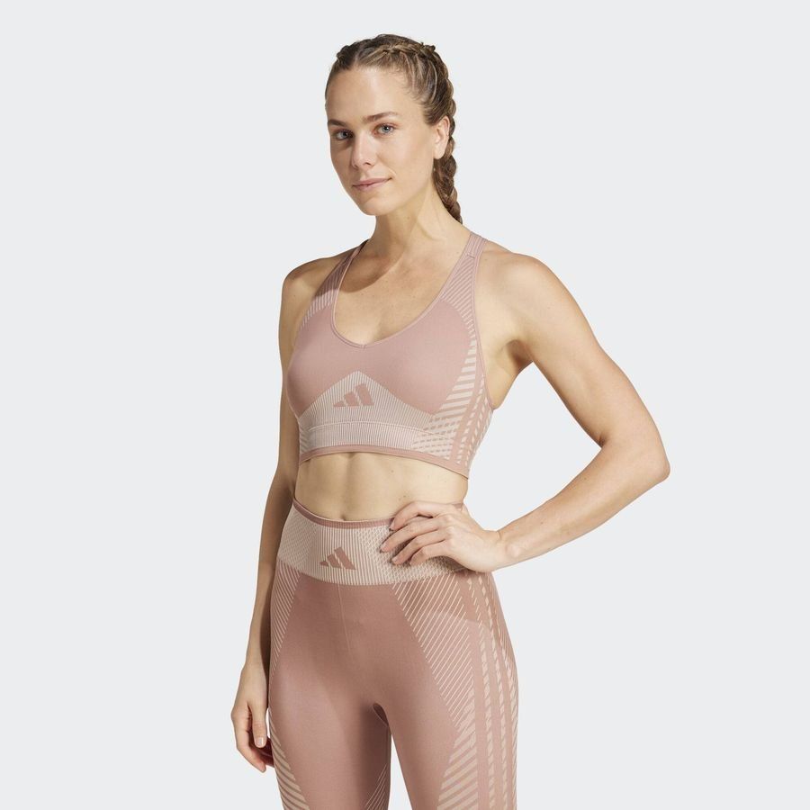 Adidas Brassière AEROKNIT Training Maintien léger