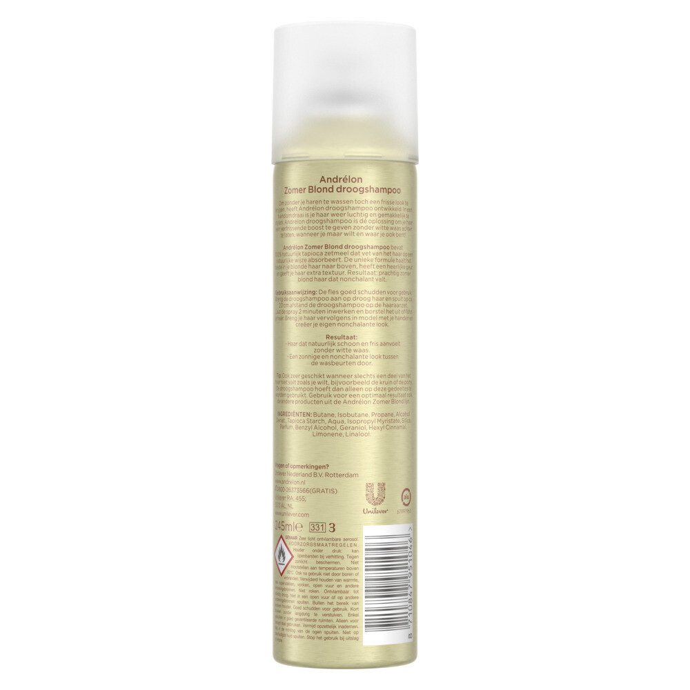 6x Andrelon Droogshampoo Zomer Blond245 ml