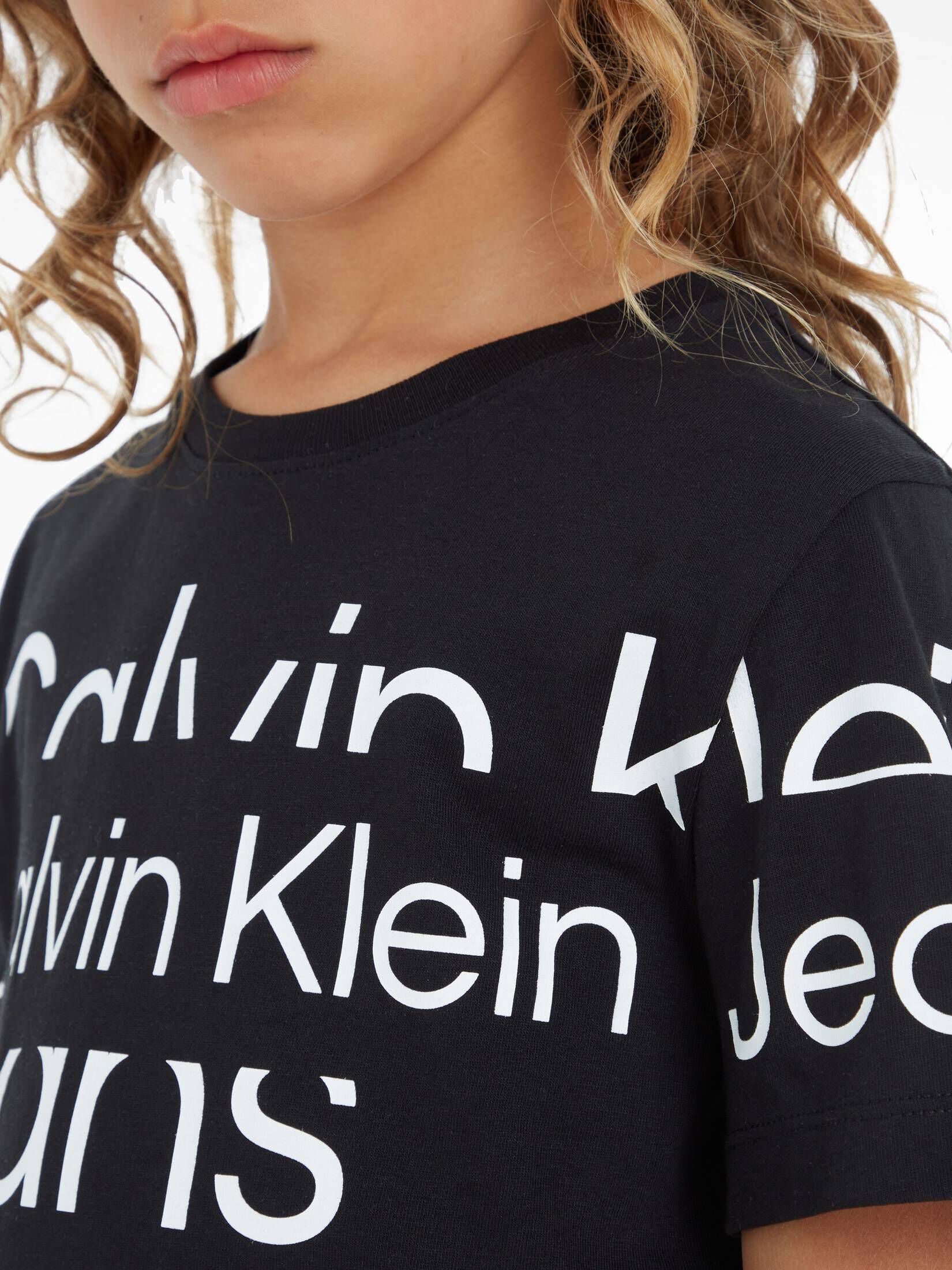 CALVIN KLEIN JEANS| Jungen T-Shirt BLOWN-UP LOGO SS T-SHIRT