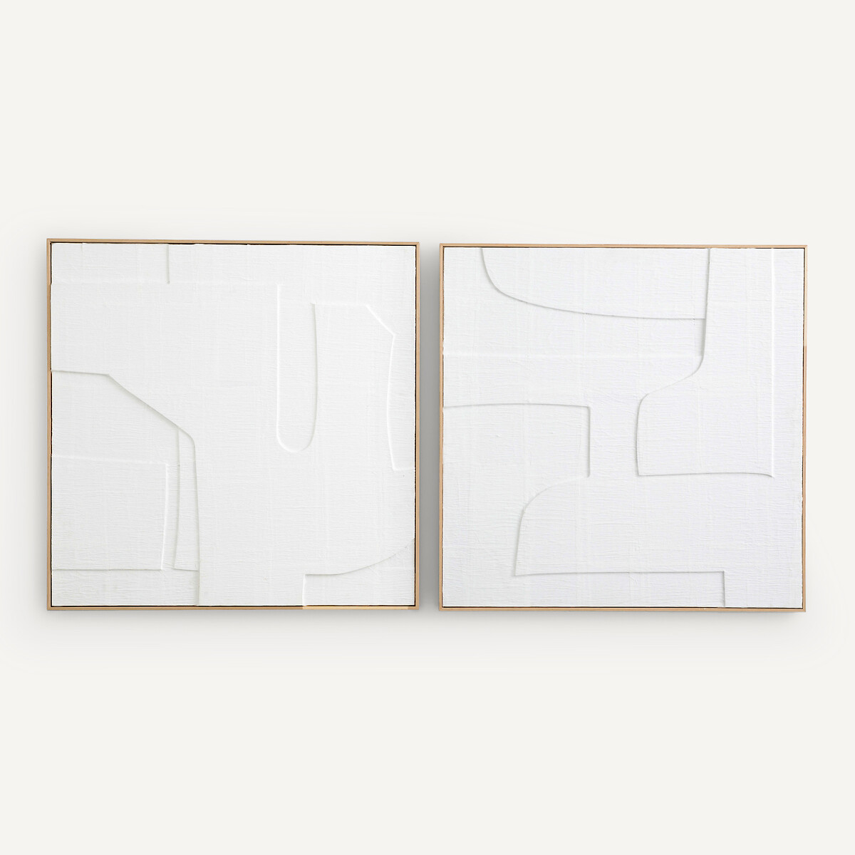 AM.PM<br>Conjunto de 2 molduras em papel texturizado, Hekatos