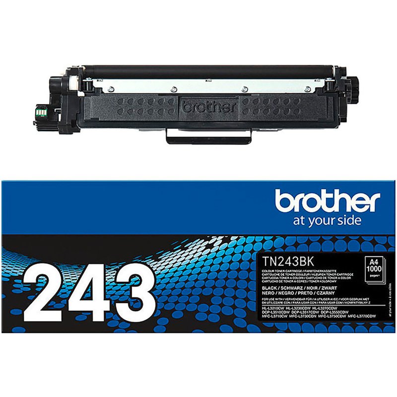 Toner Brother TN243 noir pour imprimante laser