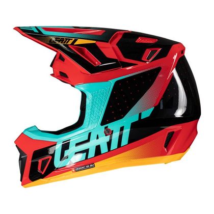 Casque cross Leatt 7.5 avec masque 4.5 2025 - Rouge