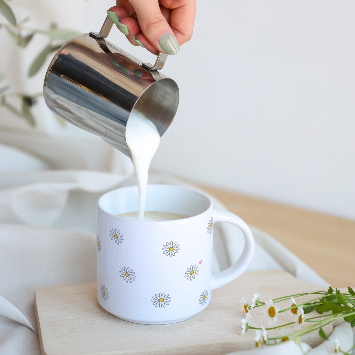 Jumbo-Tasse „Gänseblümchen