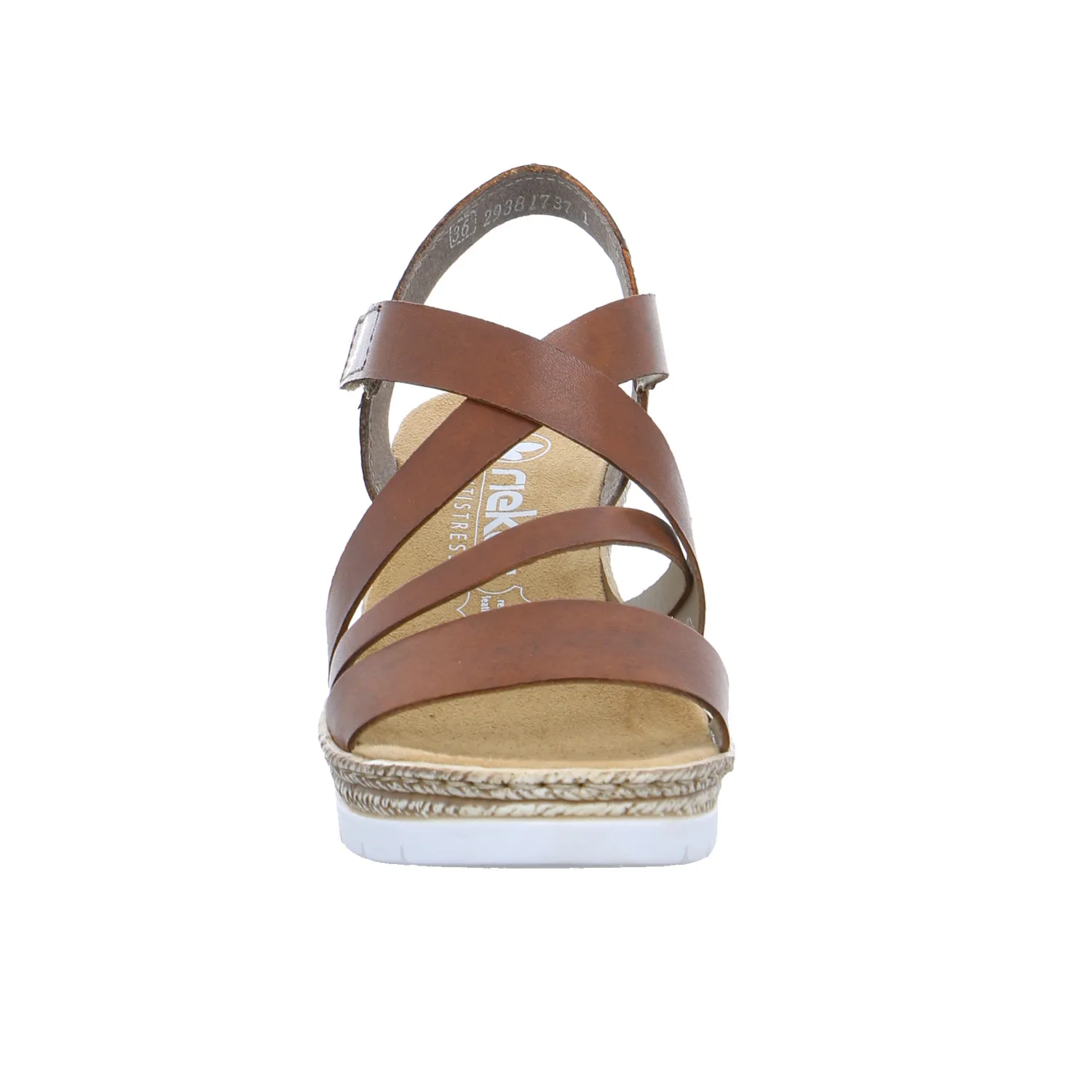 RIEKER Sandalette Braun Lederimitat