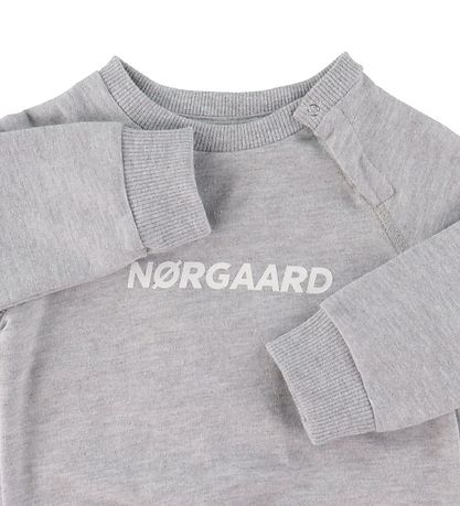 Mads N?rgaard Sweatshirt - Sirius - Gråmeleret