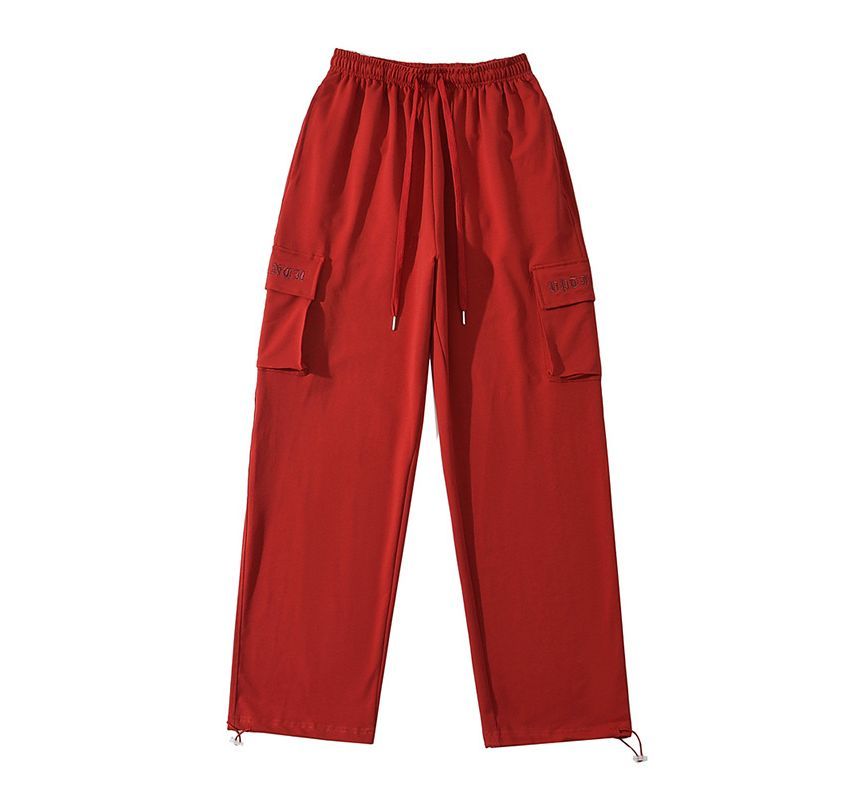 Amyway - Cargo-joggingbroek met trekkoordtaille en borduursel