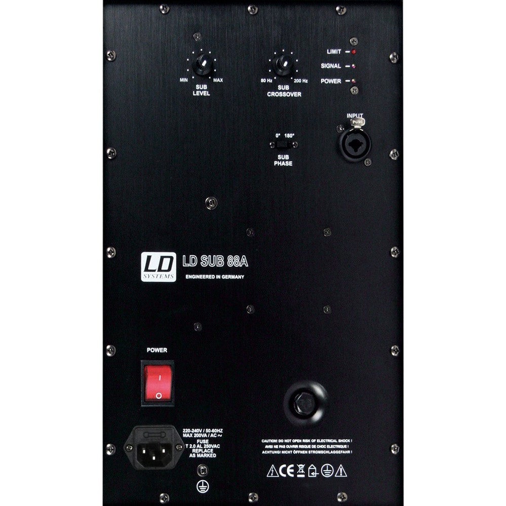 LD Systems SUB 88 A actieve subwoofer 2 x 8 inch