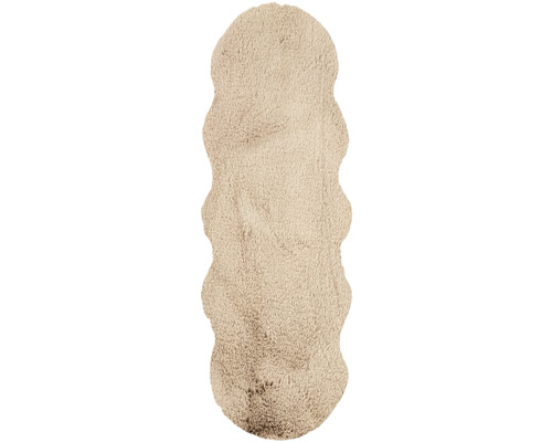 Imitatiebont Romance Shape lichtbruin 55x160 cm