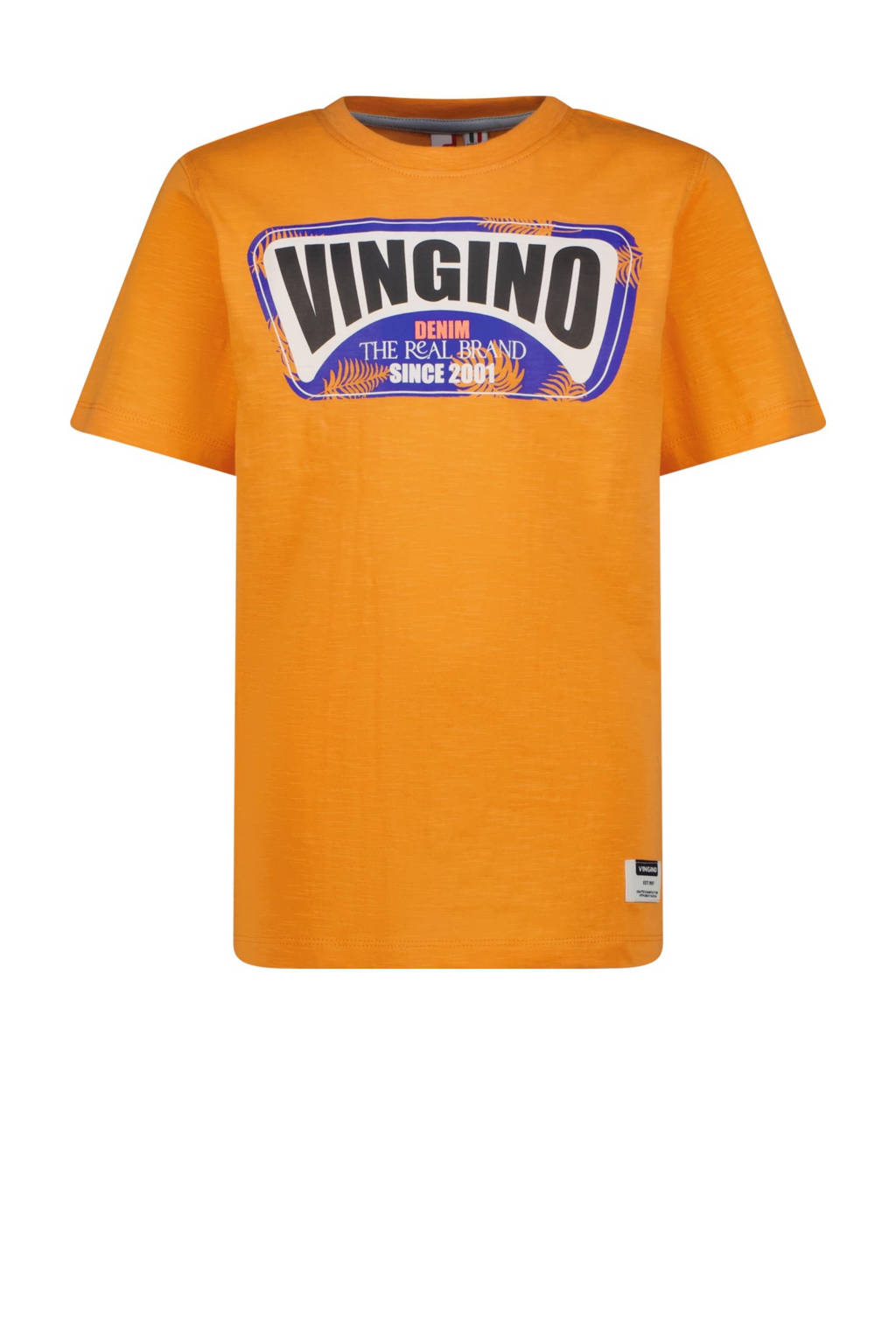 Vingino T-shirt met logo oranje