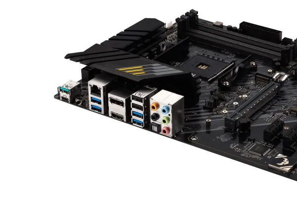 ASUS TUF GAMING B550-PLUS WIFI II - Bundkort - ATX - Socket AM4 - AMD B550 Chipset - USB-C Gen2, USB 3.2 Gen 1, USB 3.2 Gen 2 - 2.5 Gigabit LAN, Wi-Fi 6, Bluetooth - onboard grafik (CPU påkrævet) - HD Audio (8-kanaler)