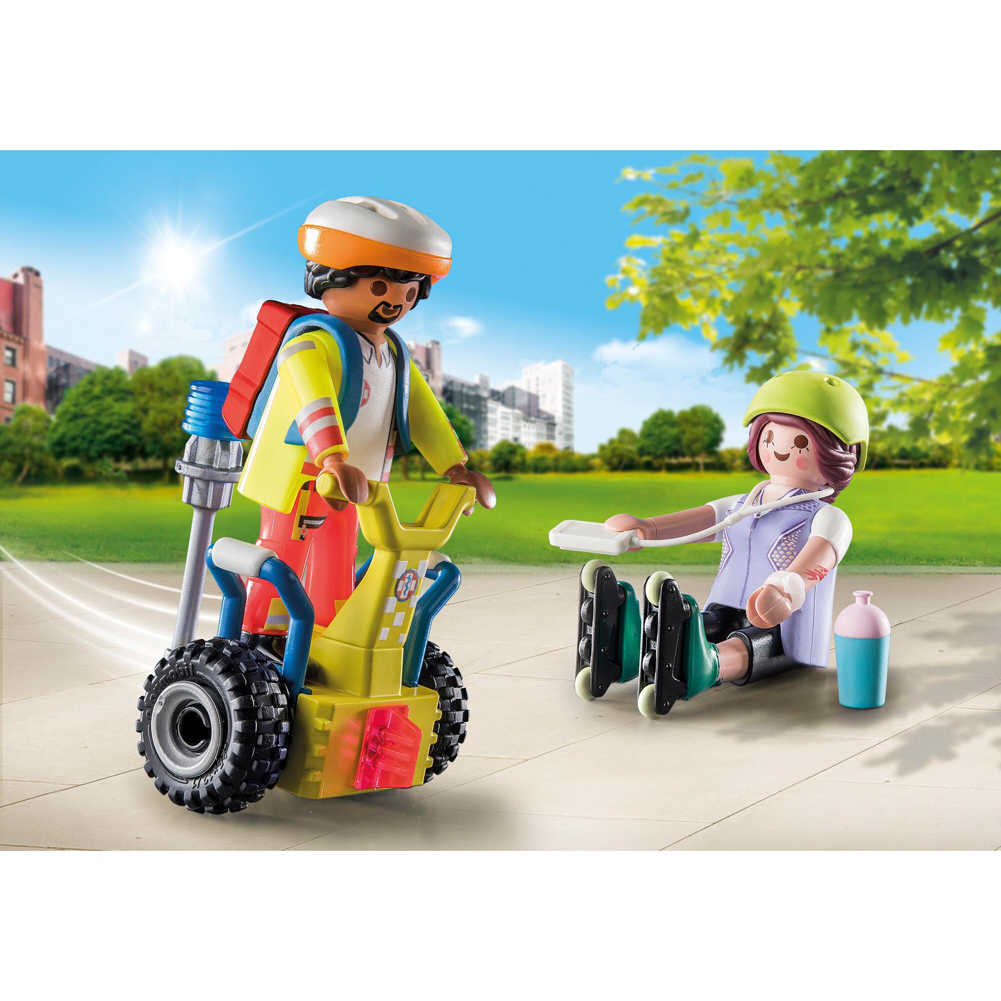 PLAYMOBIL Konstruktionsspielzeug City Life Starter Pack Rettung mit Balance-Racer