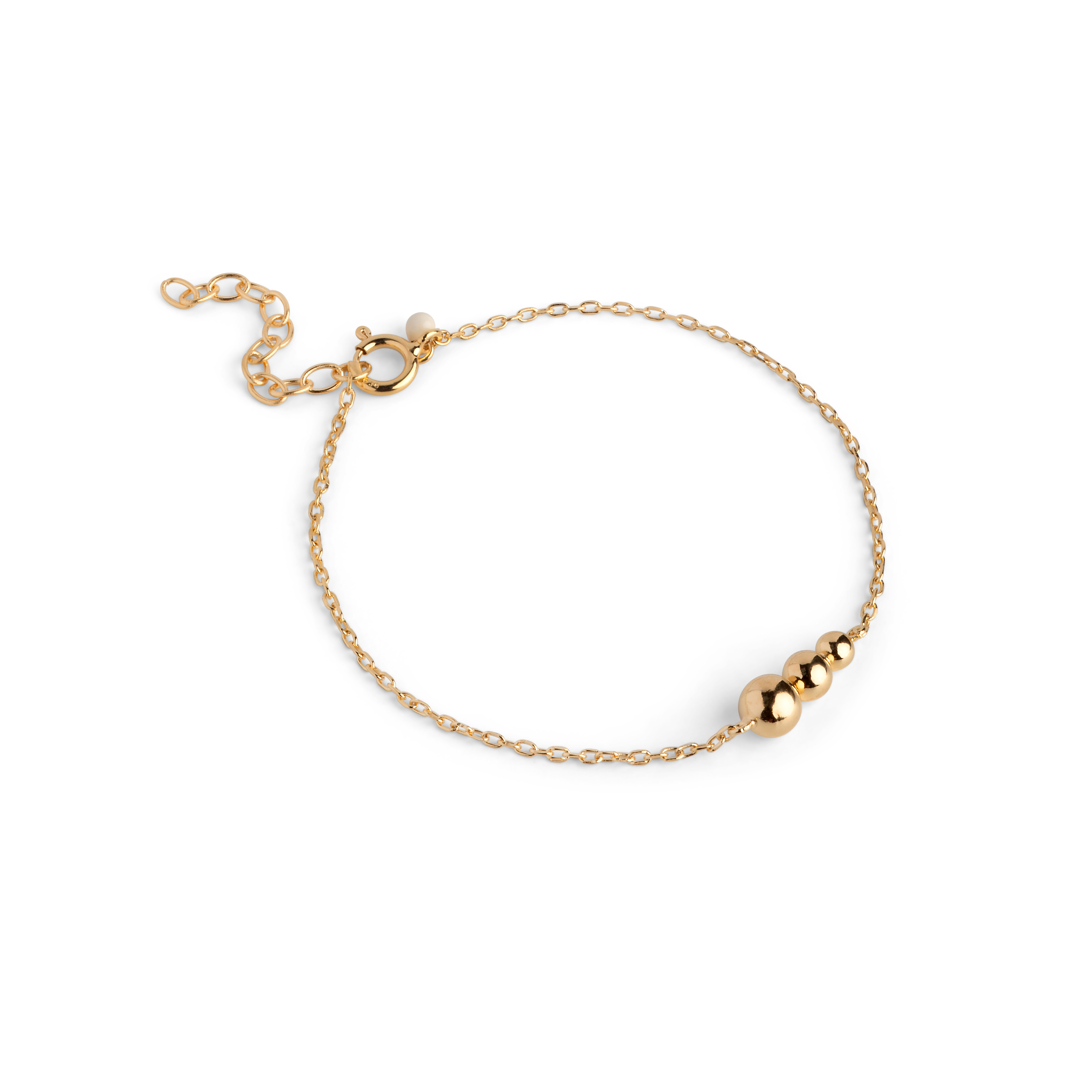 ENAMEL Copenhagen  Trinity armbånd - forgyldt