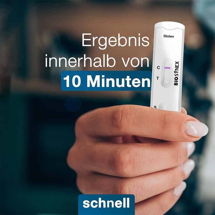 Gluten + Zöliakie Selbsttest 10 Minuten Blut, 1 St