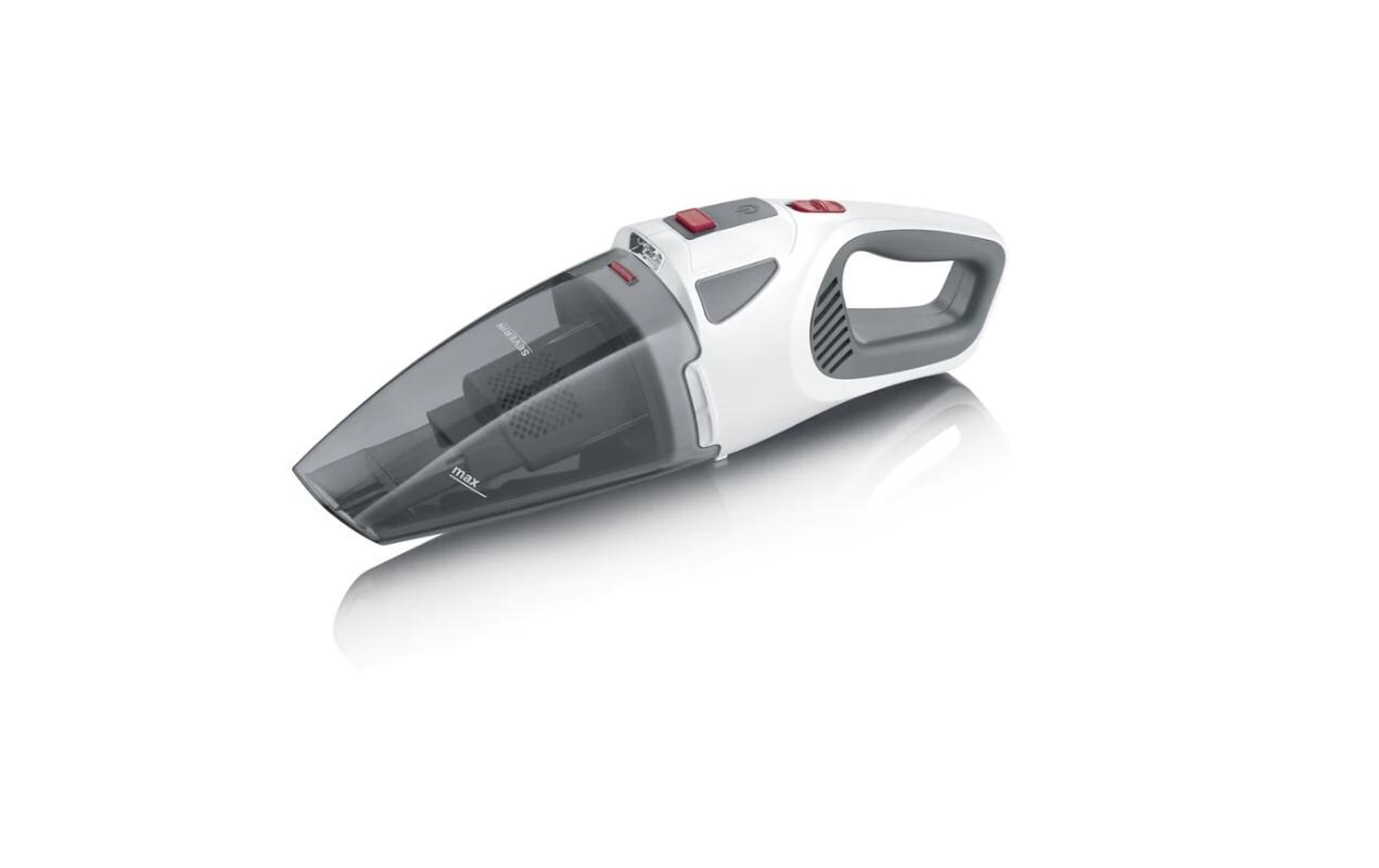 Akku-Handsauger HV7146 Grau/WeissKabelloser Handstaubsauger zum Saugen von Staub und Flüssigkeiten