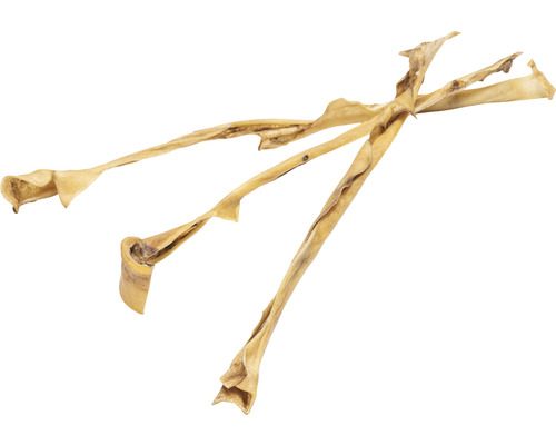 Beeztees Beef Scalp Hondensnack, Kauwreepjes, 3 Stukjes, Ca. 70 cm