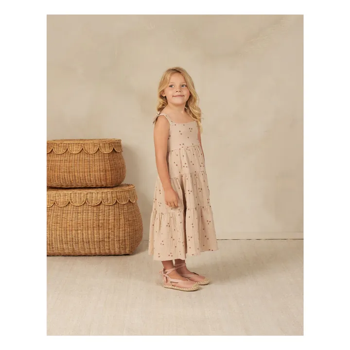 Rylee + Cru Robe Harbor Etoiles | Beige rosé
