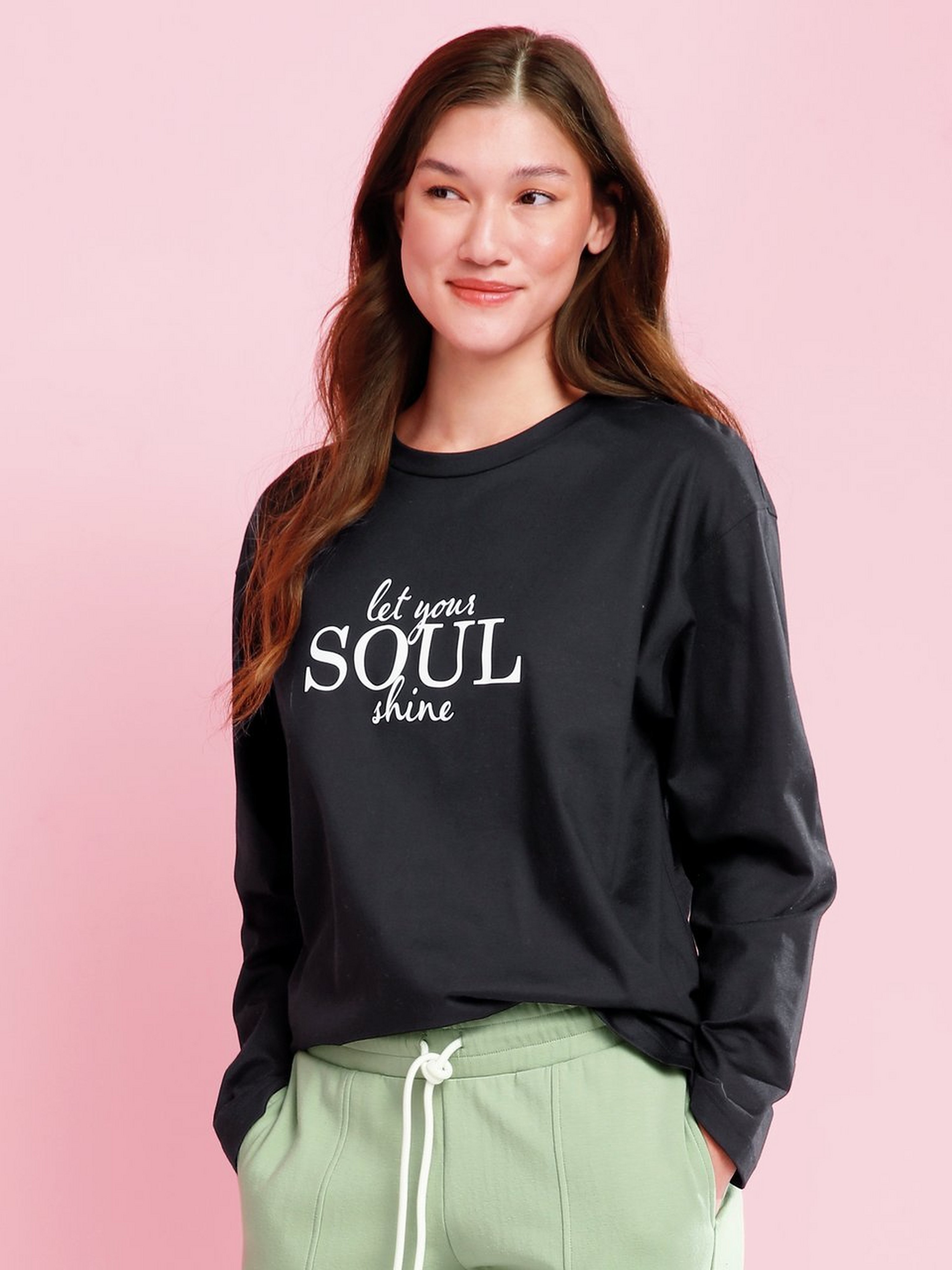 Rundhals-Shirt
