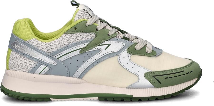 Scotch & Soda Vivex sneakers groen zilver